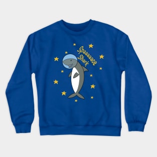 Spaaaace Shark Crewneck Sweatshirt